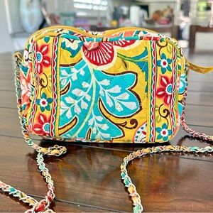 Vera Bradley Yellow Floral Crossbody Bag